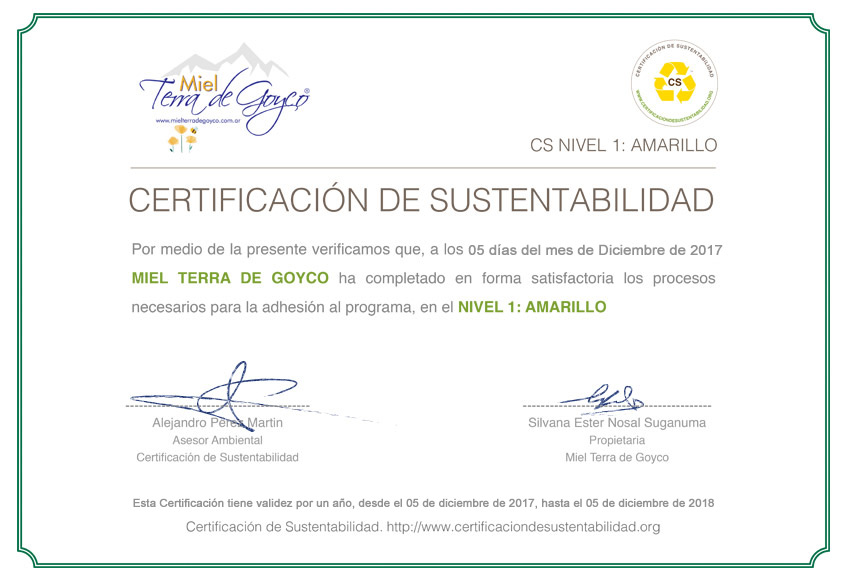 Compromiso Ambiental Terra de Goyco Mendoza